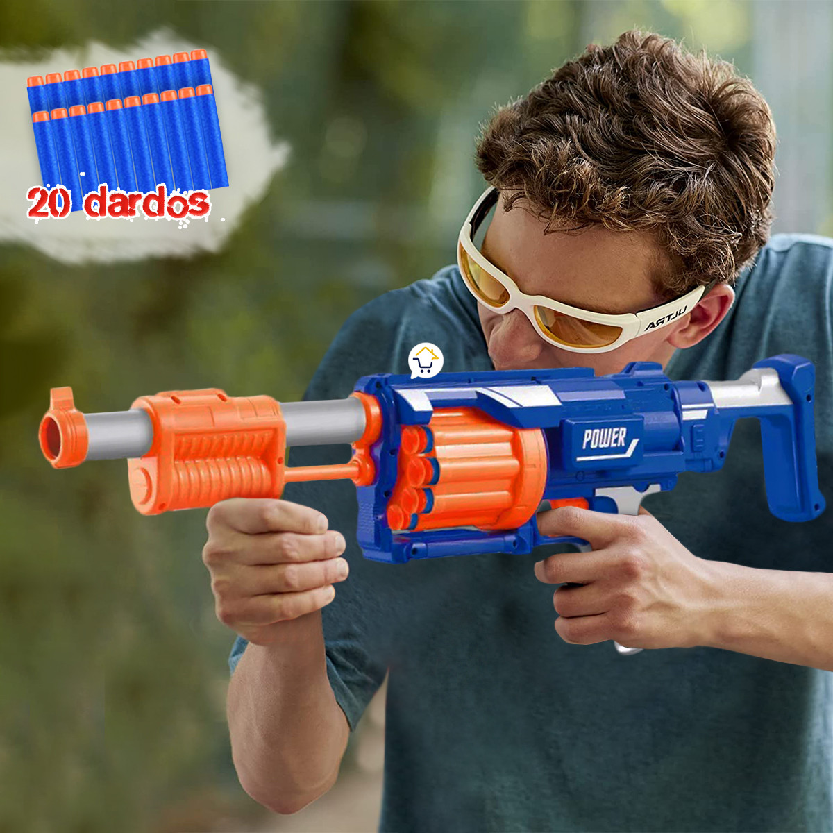 Miniatura 4 de Metralleta De Dardos Semiautomatica 9934